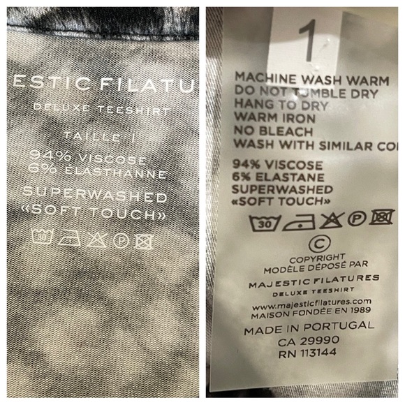 MAJESTIC FILATURES T-shirts - Picture 7 of 8